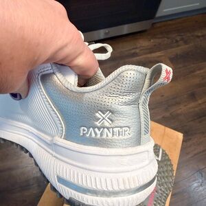 NWOT PAYNTR Golf Shoes - White and Silver